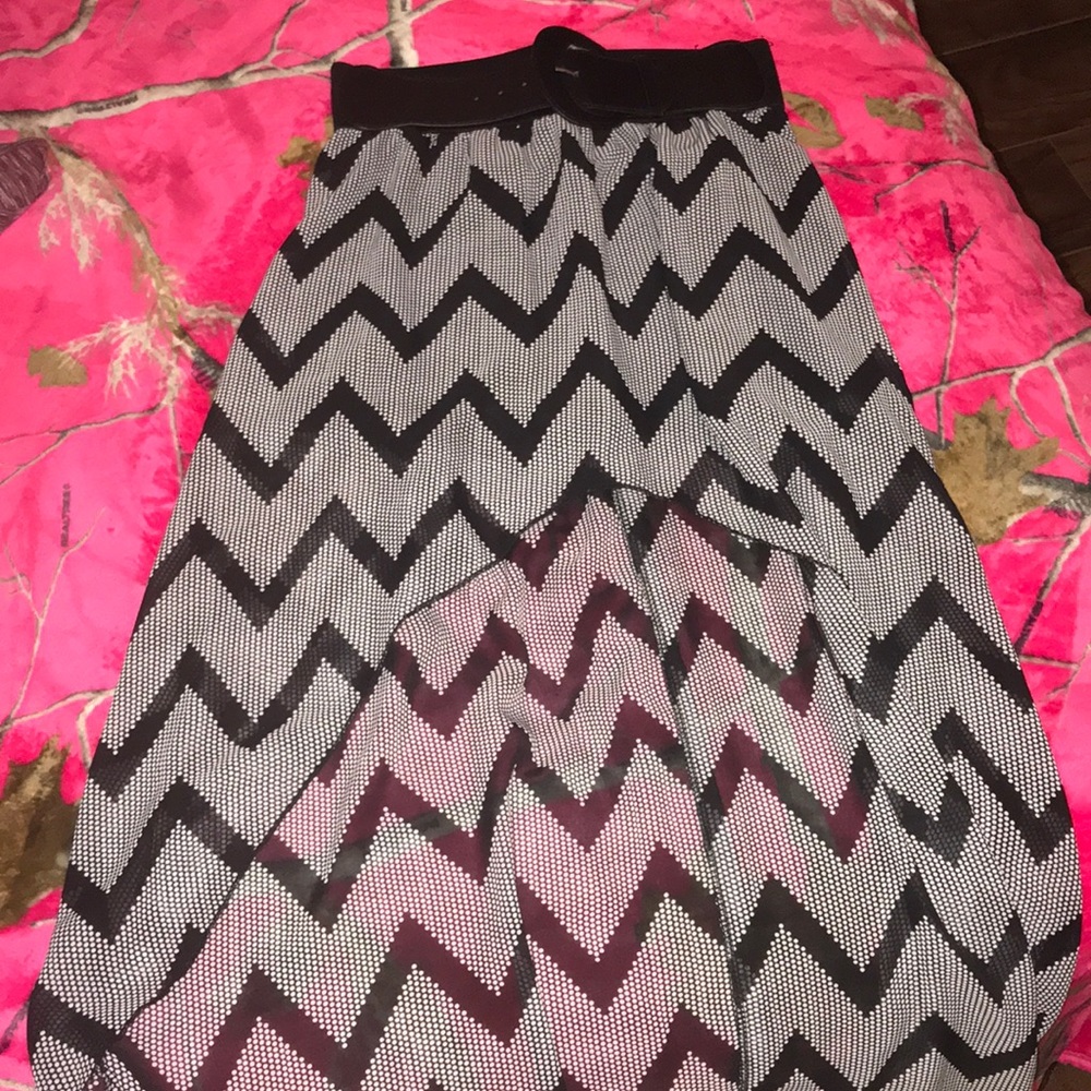High-low skirt